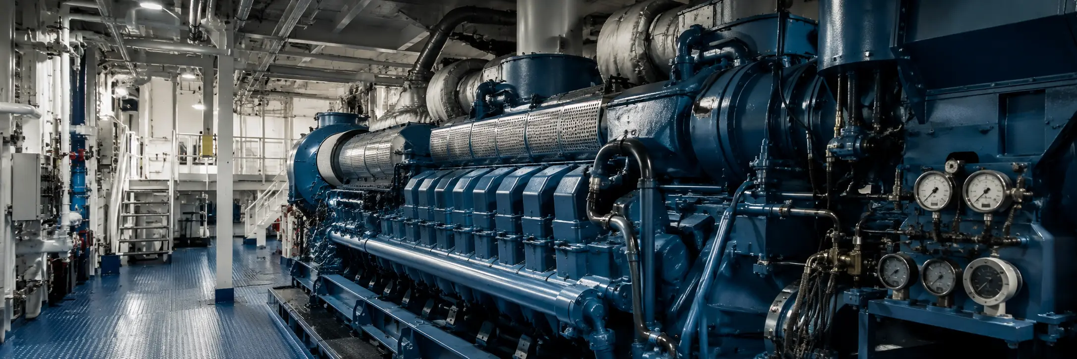 Marine engine control system and pneumatic components