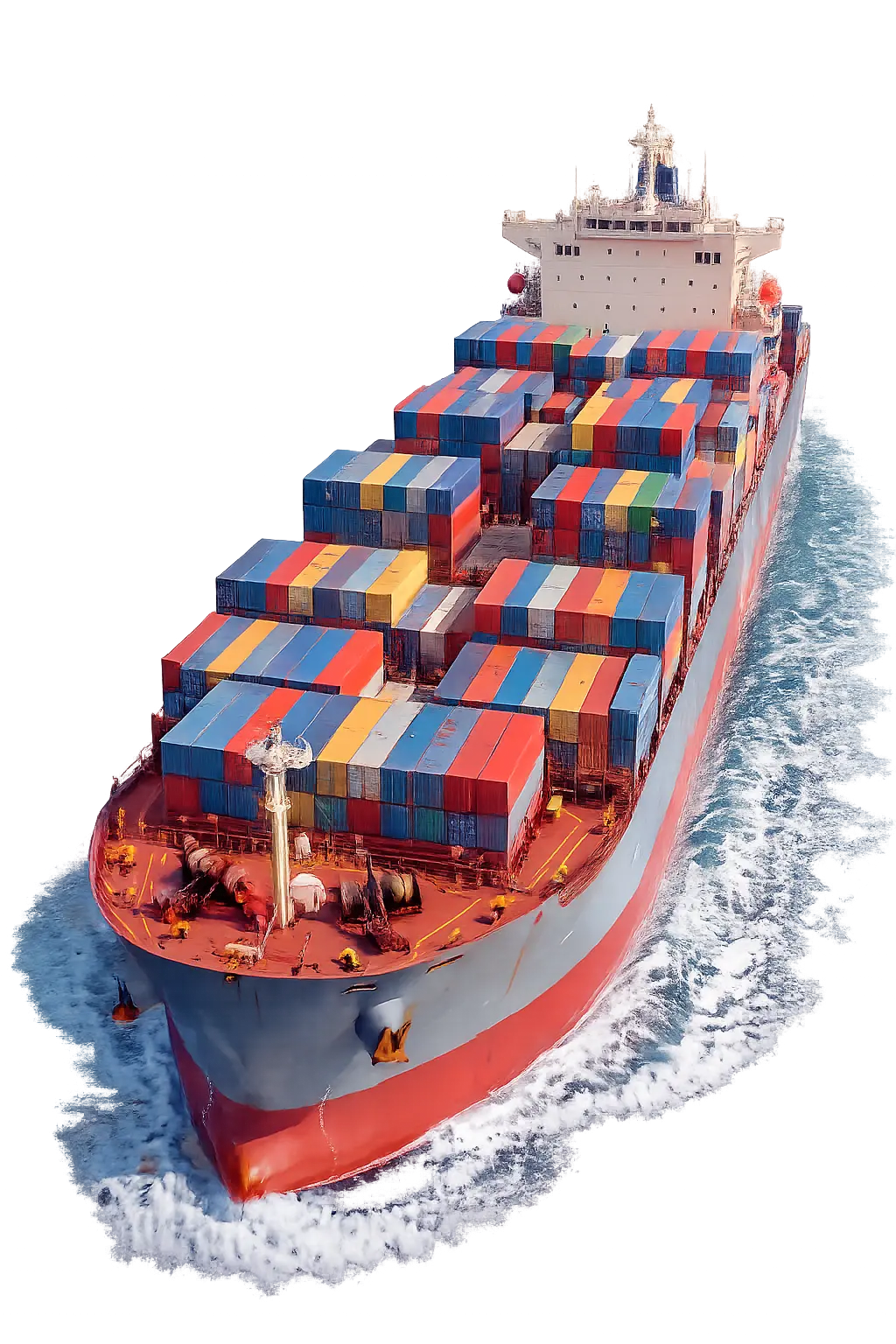 Cargo vessel at sea representing GNM-ARM marine technical services